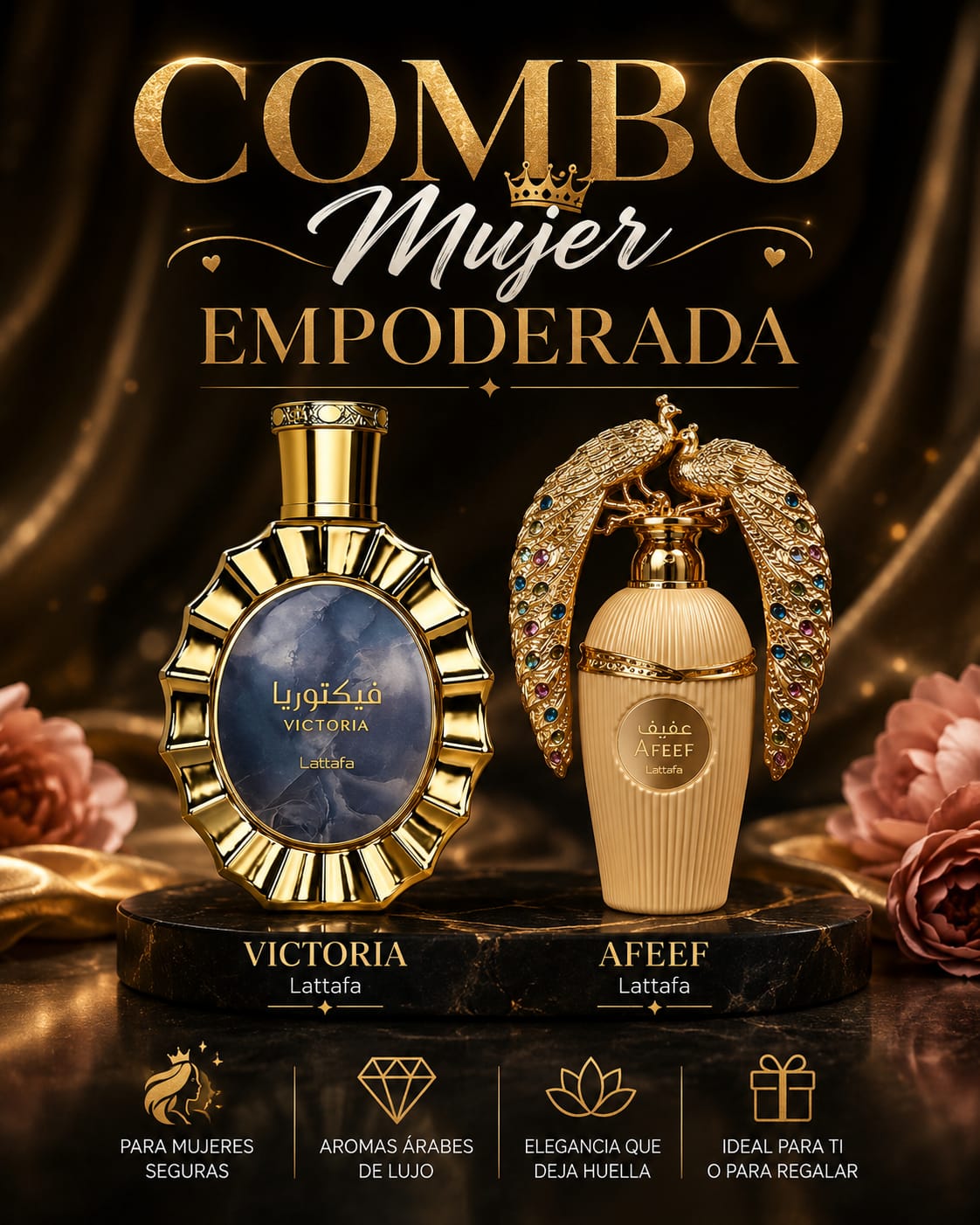 Combo Lattafa Mujer Empoderada